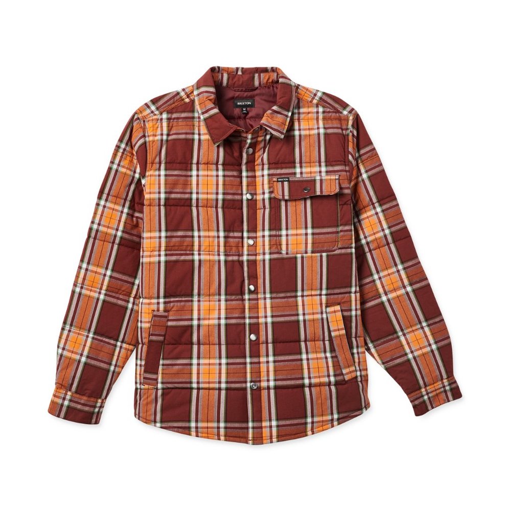 Brixton Men's Cass Quilted Plaid Jacket